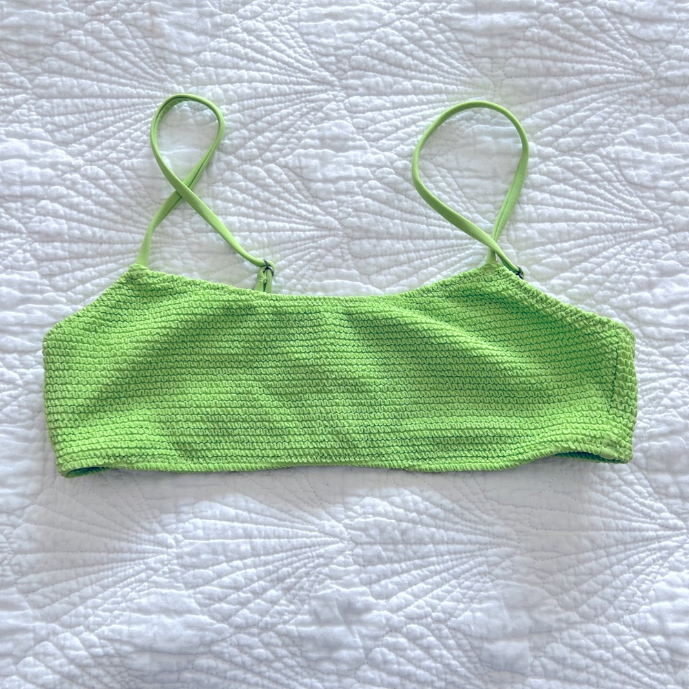 LA Hearts Scrunch bikini top